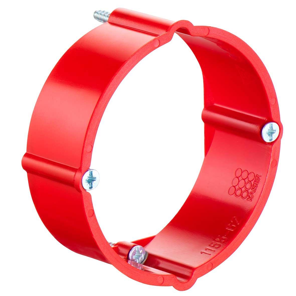 1155-62, Unterputz Putzausgleich-Ring, h=24 mm, Schraubabstand 60 mm, mit Geräteschrauben