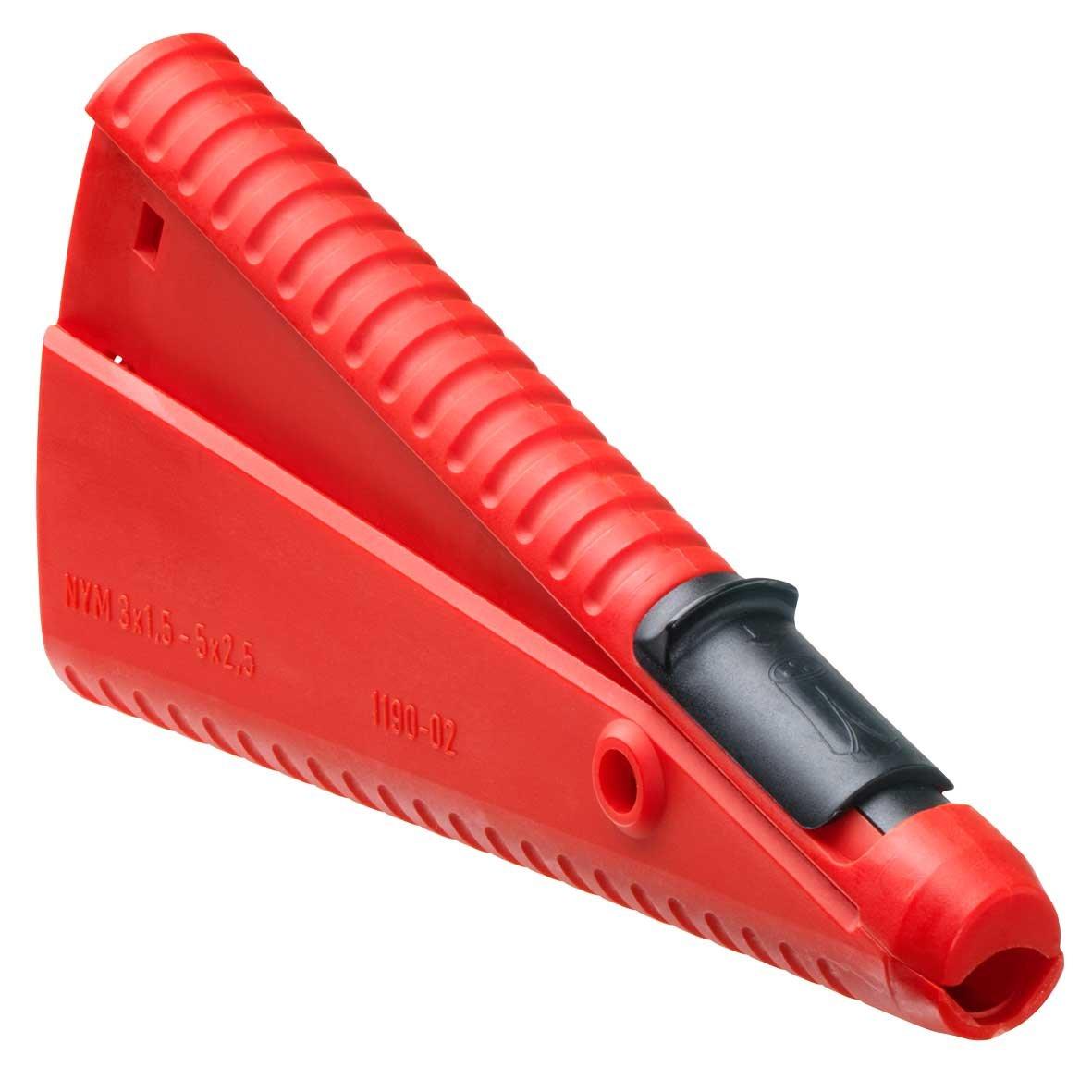 1190-02, Werkzeug Abmantelzange AMZ 2, Messer für Längsschnitt, Kabel von 3 x 1.5mm² - 5 x 2.5 mm²