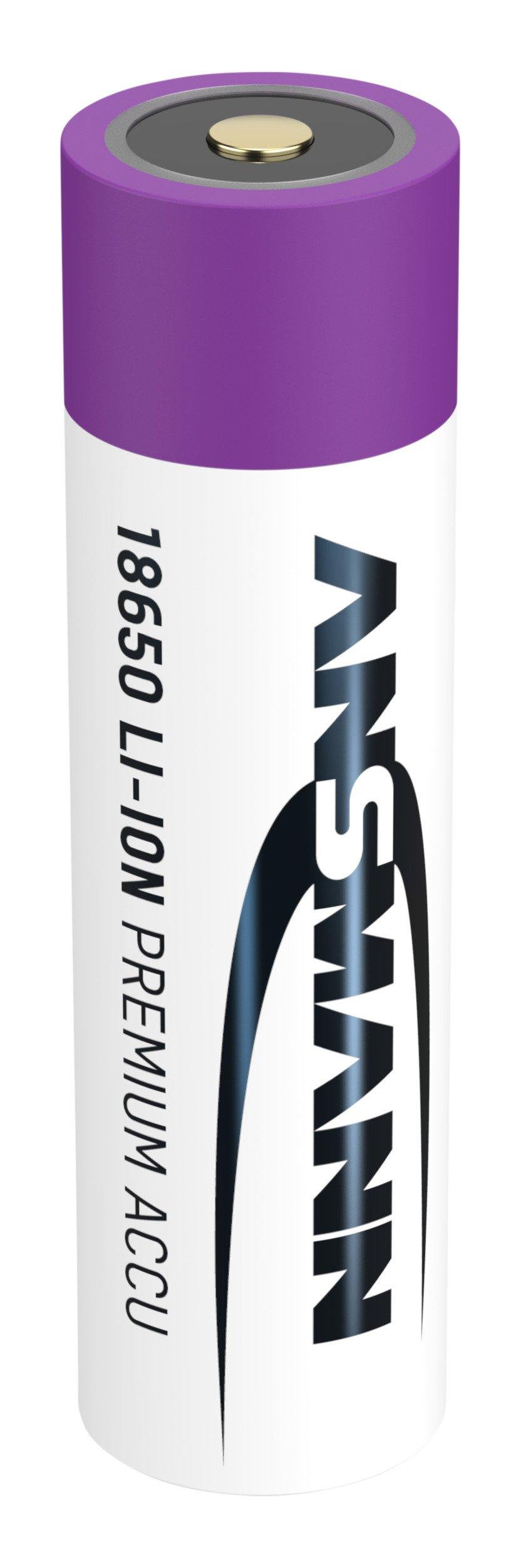 1307-0000, 18650 Lithium-Ionen Akku – 3,6 V / Typ 2600 (min. 2500 mAh) / 9,36 Wh – geschützter Akku aufgrund Sicherheitsbeschaltung