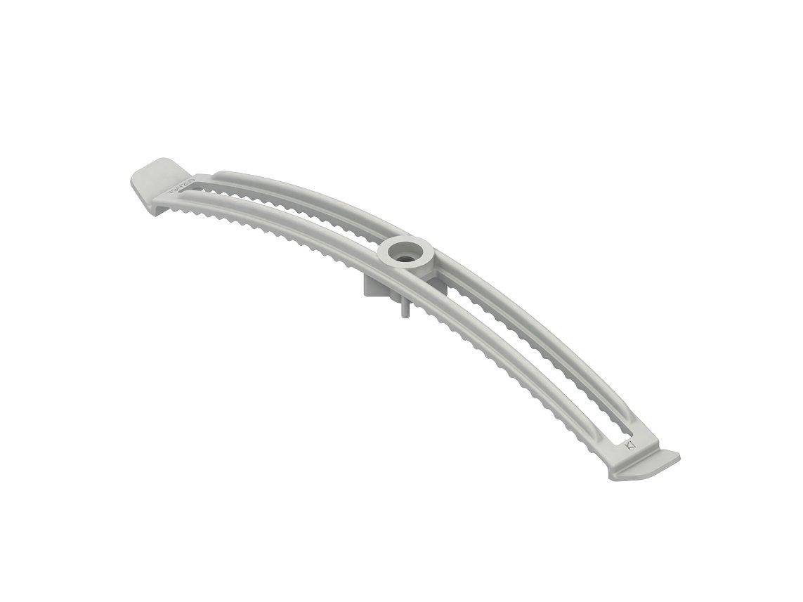 794/200, Kabelbügel, für Kabel-Ø 8,8-14,3 mm, Länge 219,5 mm, Kunststoff POM, Farbe weiß