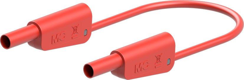 SLK-4N-F25, 4 mm Sicherheitsmessleitung 200 cm rot
