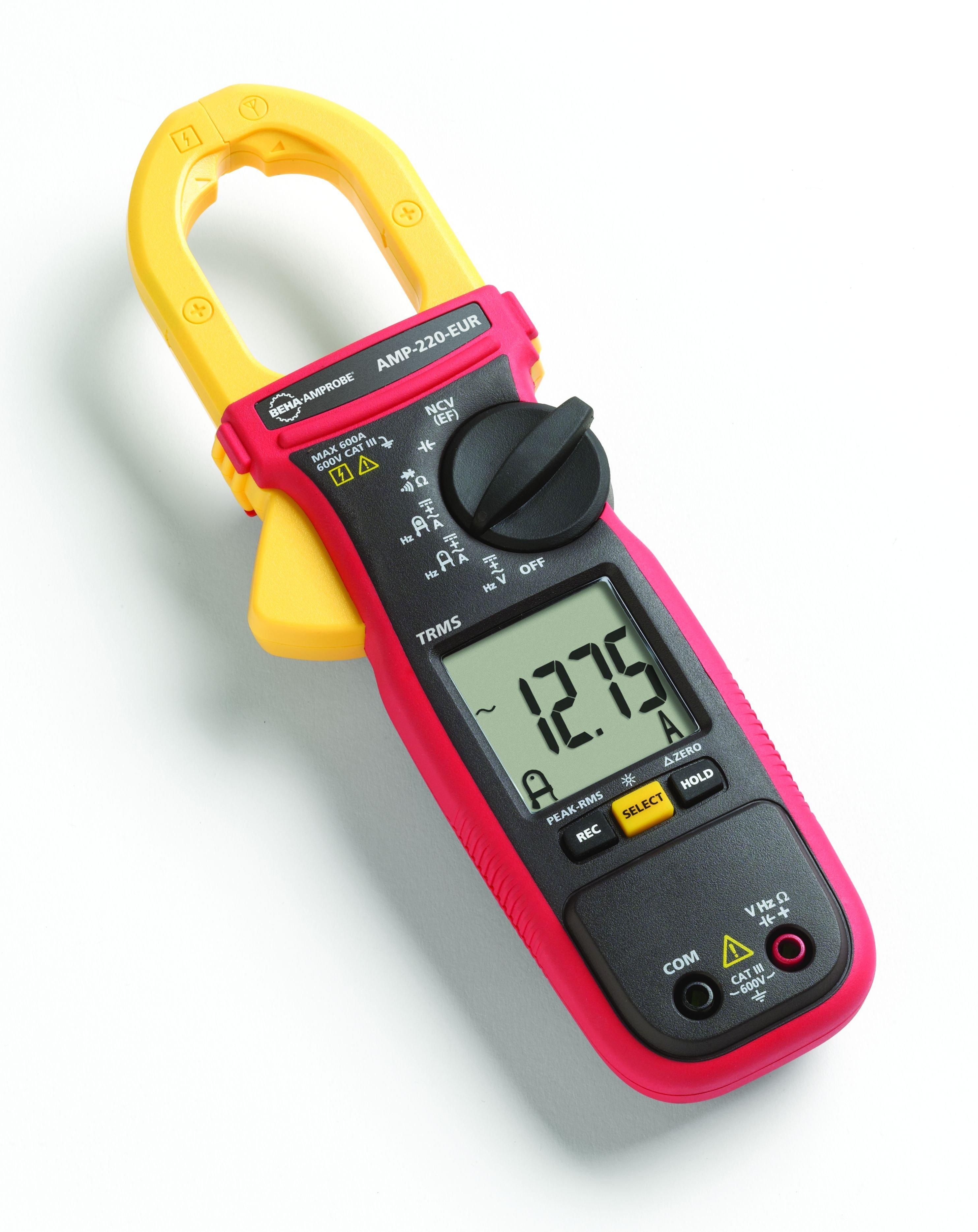 AMP-220-EUR, AMP-220-EUR AC/DC Stromzange TMRS, 600A, Zangenöffnung 35 mm