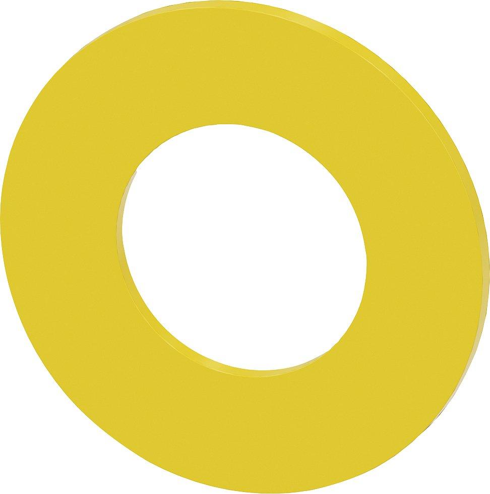 3SU1900-0BA31-0AA0, Unterlegscheibe für Not-Halt, gelb, Außend. 45mm, Innend. 22,5mm