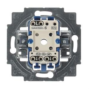 2000/6 US, Wippschalter-Einsatz, Aus- und Wechselschaltung