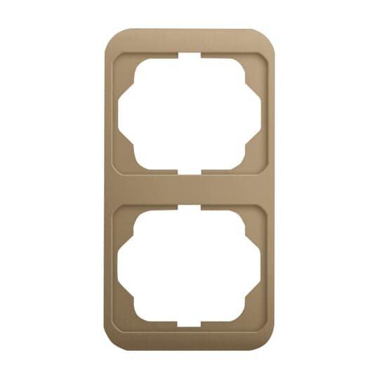 1732-21, Abdeckrahmen 2-fach bronze - alpha nea®