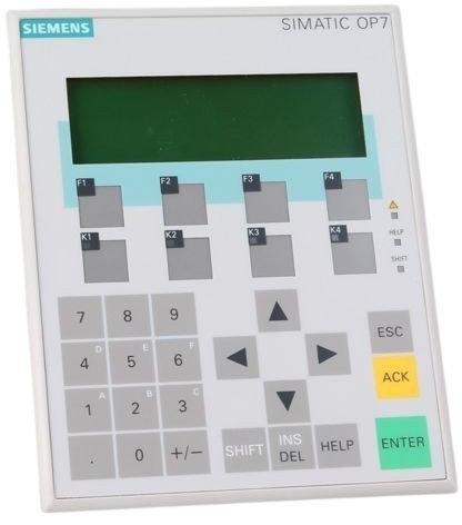 6AV3607-1JC20-0AX0, REPARATUR: REP. SIEMENS OPERATOR PANEL OP7/DP LC-DISPLAY, LED-HINTERLEUCHTET 4-ZEILIG, 20 ZEICHEN/ZEILE