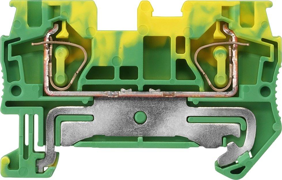 8WH2000-0CG07, Schutzleiterklemmen mit Zugfederanschluss, Querschnitt: 0,5-4mm2, Breite: 6,2mm
