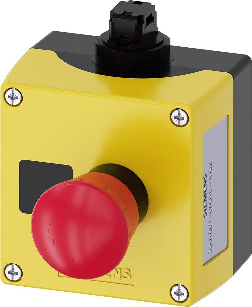 3SU1801-0NB10-4HB2, AS-Interface-Gehäuse für Befehlsgeräte, 22mm, rund