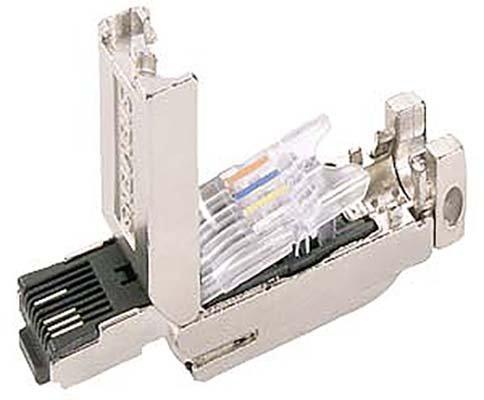 6GK1901-1BB10-2AA0, IE FC RJ45 Plug 180, RJ45 Steckverbinder mit FC Anschlusst., 180 Grad, 1 St.
