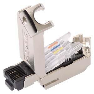 6GK1901-1BB30-0AA0, IE FC RJ45 Plug 145 2x2, RJ45 Steckverbinder mit FC Anschlusst., 145 Grad, 1 St.