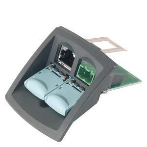 6GK1901-1BE00-0AA3, IE FC RJ45 Modular Outlet Base Module mit Power Insert, Wechseleinsatz 1xDC 24V