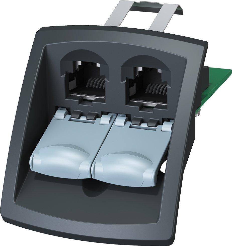 6GK1901-1BK00-0AA1, IE Insert 2 FE, Wechseleinsatz für RJ45 Modular Outlet Base Module, 4 St.