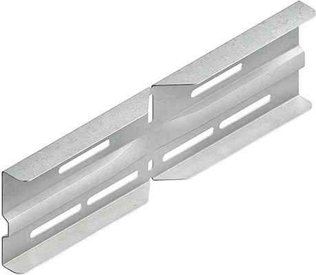 WSWV 105.390 E3, Winkelverbinder, horizontal, 106,5x390 mm, Edelstahl, Werkstoff-Nr.: 1.4301, AISI 304, inkl. Zubehör