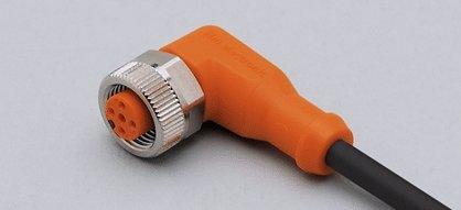 EVC005, Anschlusskabel mit Buchse, Betriebsspannung < 250 V AC, 5 m, PUR, IP 65, IP 67, IP 68, IP 69K, Silikonfrei ja, Halogenfrei ja, Vergoldete Kontakte ja