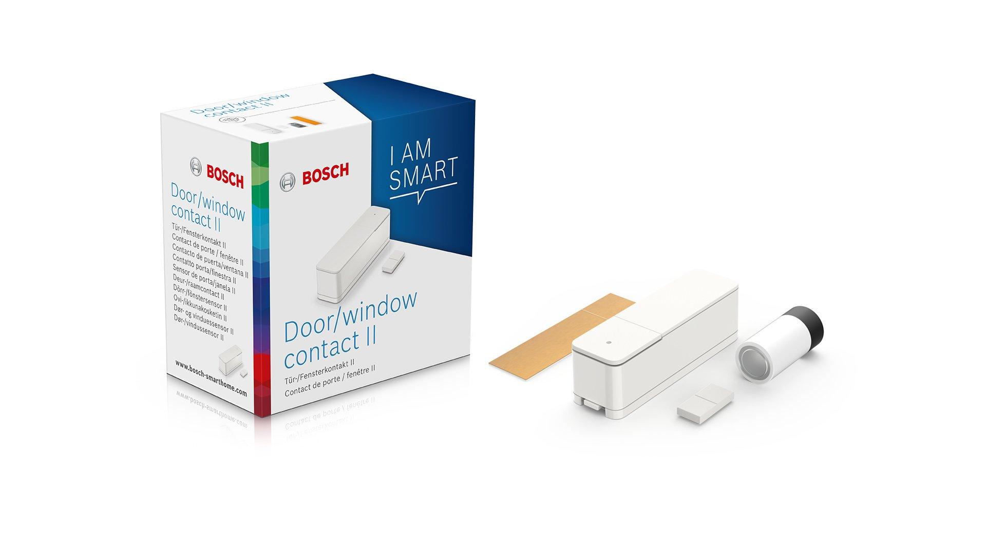 BSEN-C2, Bosch Smart Home Tür-/Fensterkontakt II, weiß, erkennt offene Fenster und Türen