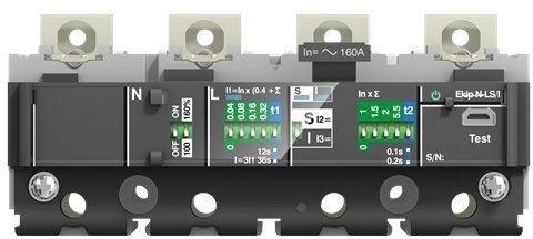 Ekip Dip LS/I In=160A XT2 4p InN=100%, Elektronischer Schutzauslöser Energieverteilung, XT2