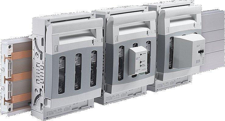 SV 9343.000, NH-Reitersicherungslasttrenner Gr.00, 160A, 3-polig, Rahmenklemme (60 mm)