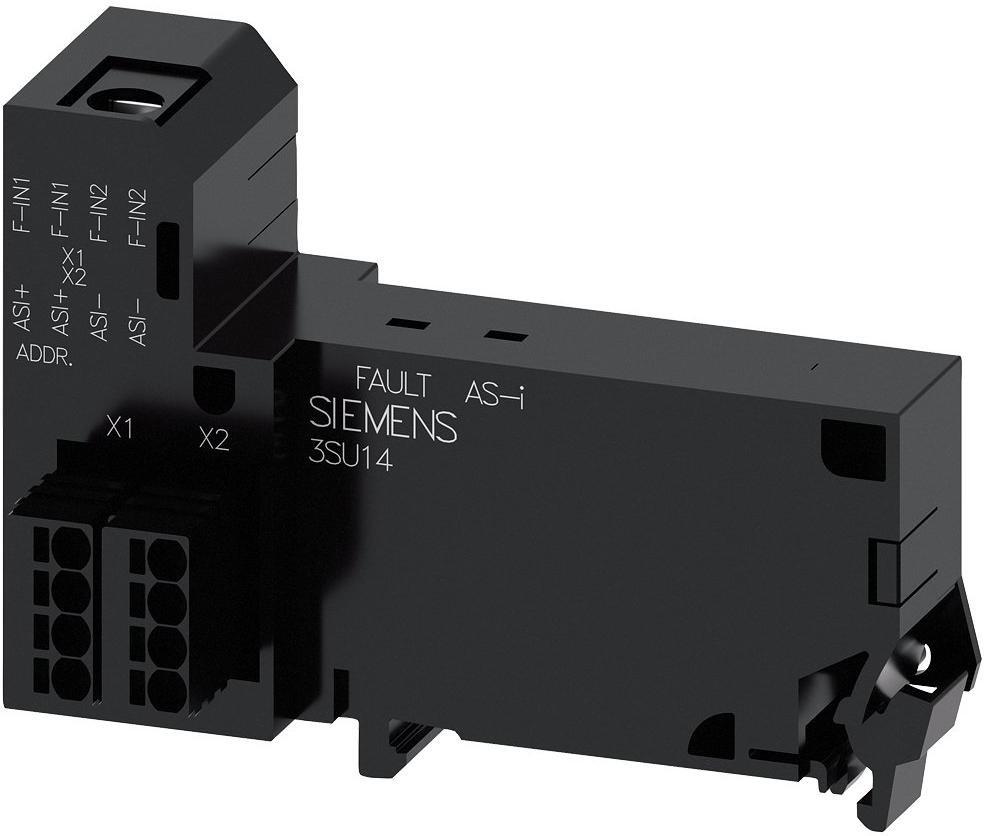 3SU1400-2EA10-6AA0, AS-Interface Modul, 2 sichere Eingänge, schwarz