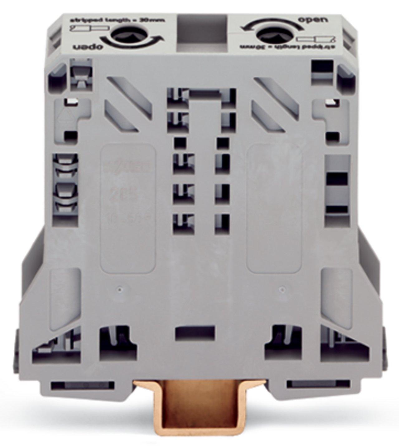 Wago 285-150 2-Leiter-Durchgangsklemme 50 mm² grau, 11,93