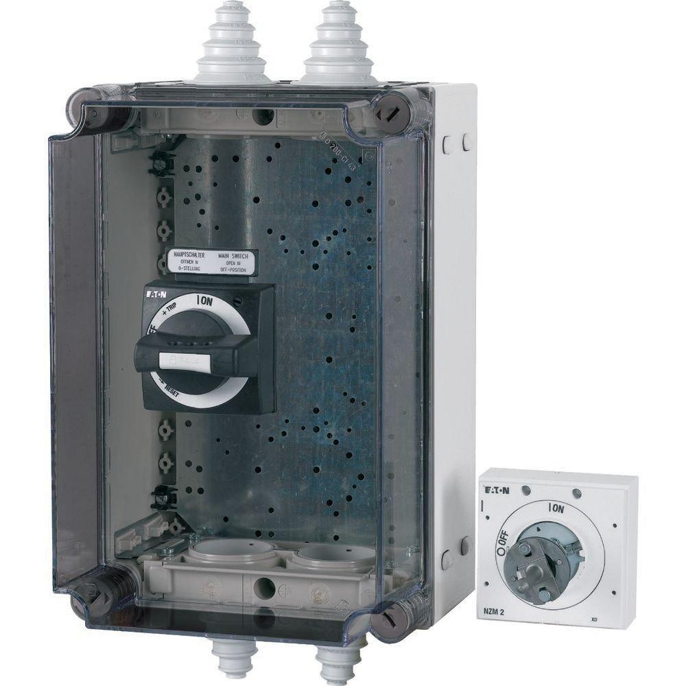 NZM2-XCI43-TVD, Montageblech-Schirm, Kastengröße H x B x T = 375 x 250 x 225 mm, für NZM Baugröße 3