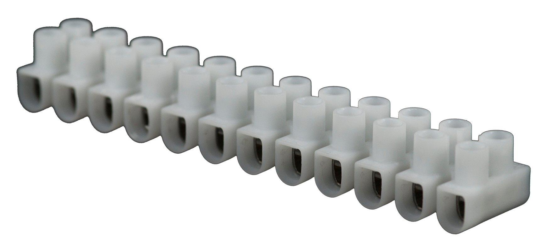 HLK6-D, Lüsterklemme, 12 - polig, weiß 0,50 - 6,00 mm²