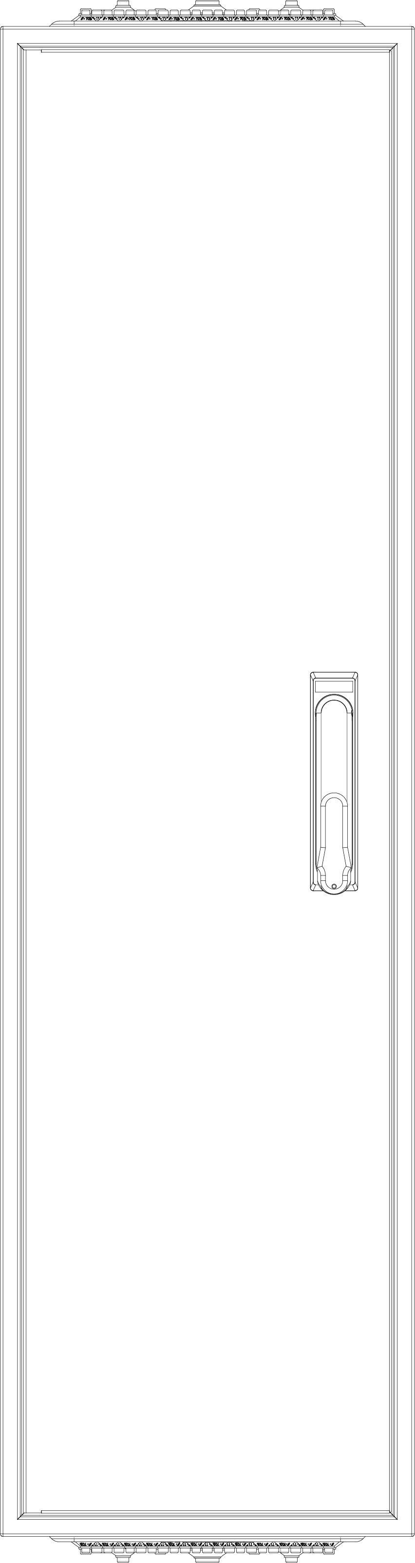 ZF111, Leergehäuse ZF111, IP54, H=1100mm, B=300mm