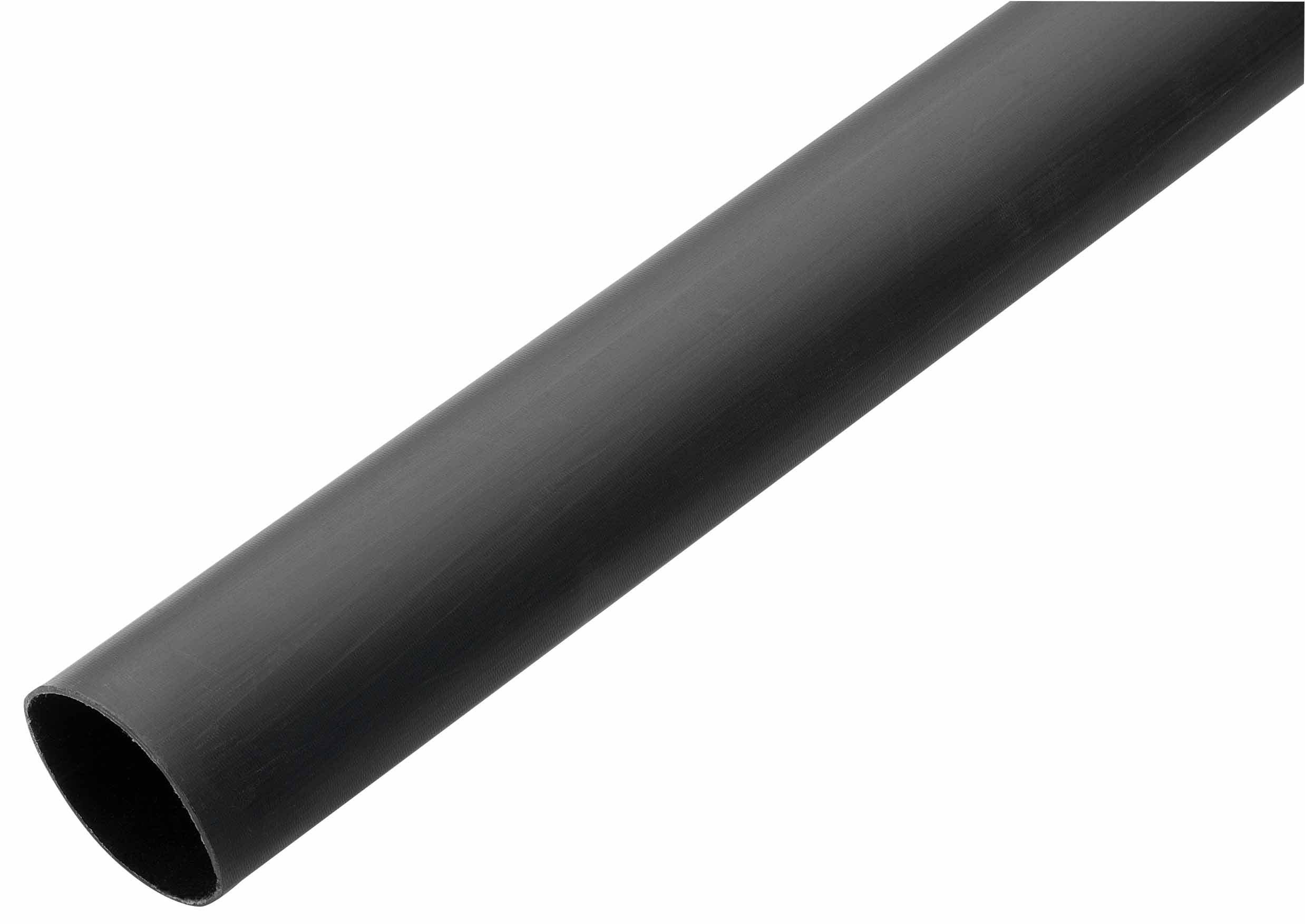 NSSLMWK38.1BL.01, Schrumpfschlauch mittelwandig-Kleber 3:1, 38.1mm/12mm, 1,22m, schwarz