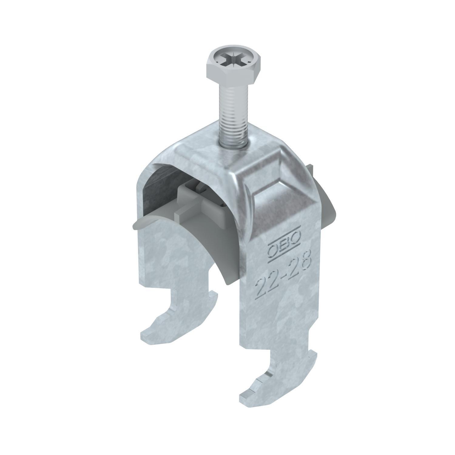 BS-H1-K-28 FT, Bügelschelle 2056 22-28mm Stahl tauchfeuerverzinkt