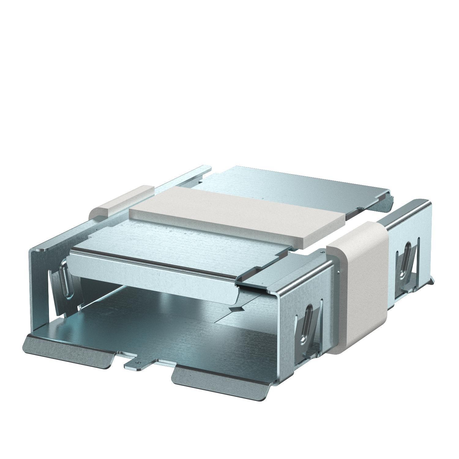 PLM SI 0410, Stoßstellenverbinder für PLM D 0410 118x94x38 Stahl bandverzinkt