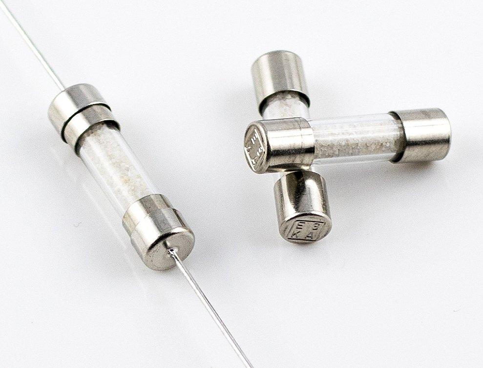 T 10 A, G-Sicherungseinsatz 5 x 20 mm, Glasrohr mit Löschmittel