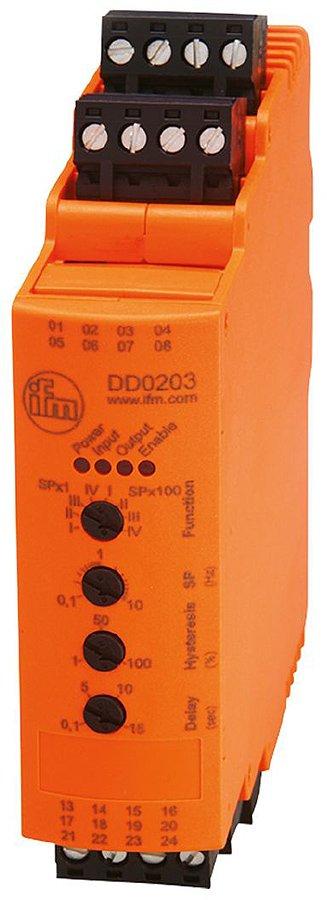 DD0203, Drehzahlwächter, 93 x 25,4 x 109,1 mm, Anschlussklemmen