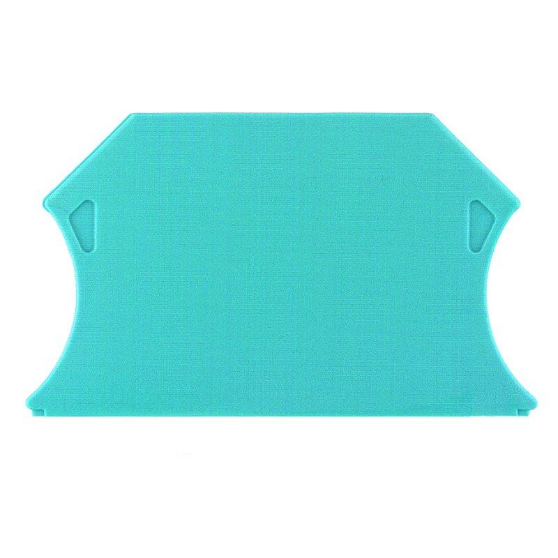 WAP 2.5-10 BL, Abschlussplatte (Klemmen), blau, Höhe: 56 mm, Breite: 1.5 mm, V-0, Wemid