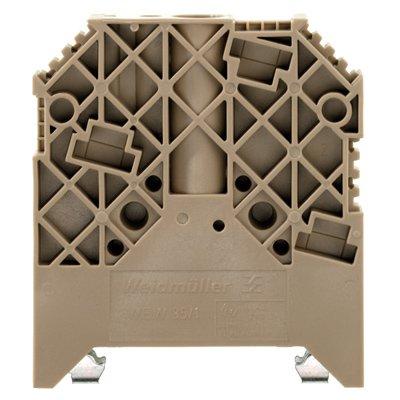 WEW 35/1, Endwinkel, dunkelbeige, TS 35, V-2, Wemid, Breite: 12 mm, 100 °C