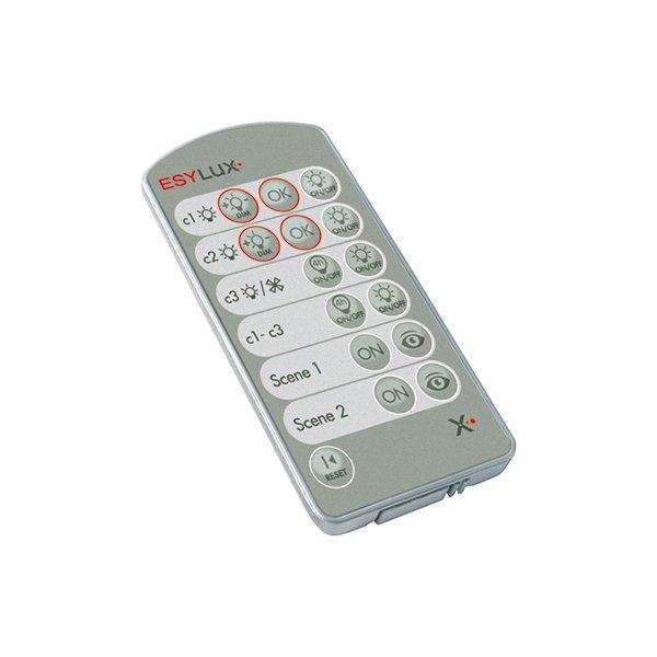 REMOTE CONTROL PDi/USER, Fernbedienung für Decken-Präsenzmelder