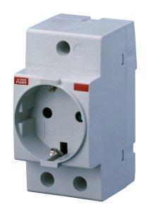 M1175, SCHUKO-Steckdose Safety+ grau