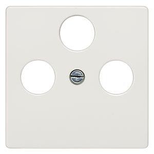 5TG2548-2, DELTA i-system Abdeckplatte für TV/RF/SAT 3-Loch, titanweiß