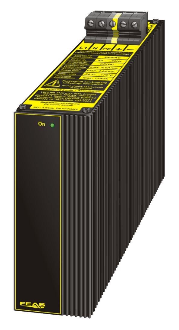 PSU13024-H, Netzgerät ungeregelt Hutschienenmontage 230VAC, 24VDC, 4A, 96W