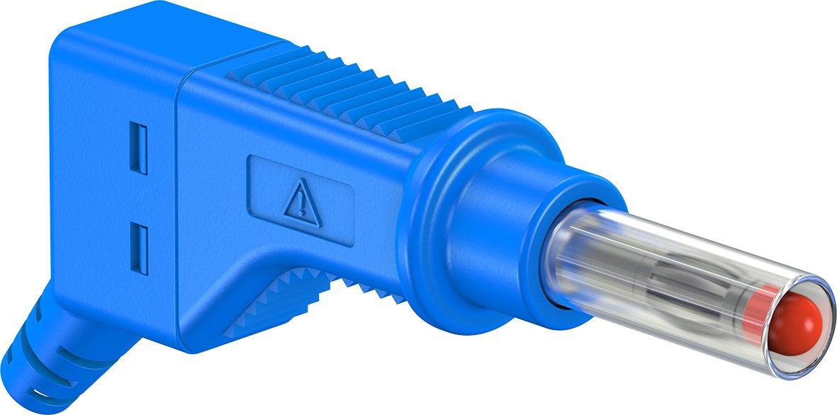 XZGL-425, 4 mm stapelbarer Stecker blau