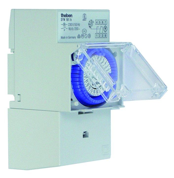 Klemmenabdeckung 52, 5 mm, Aufbauset für analoge Reiheneinbau-Schaltuhren 3 TLE