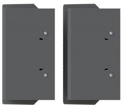 HTC-ES XT5 3p, Anschlussabdeckungen, hoch, nur für rückseitigen Anschluss, 3polig