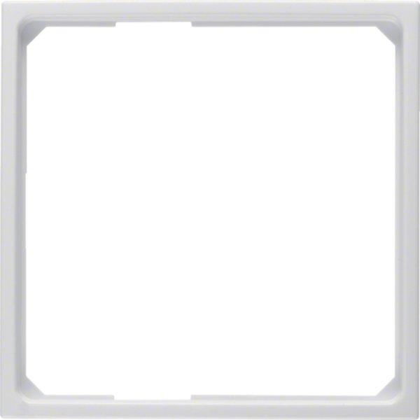 11099089, Adapterring für Zentralstück 50 x 50 mm polarweiß, glänz., S.1/B.3/B.7
