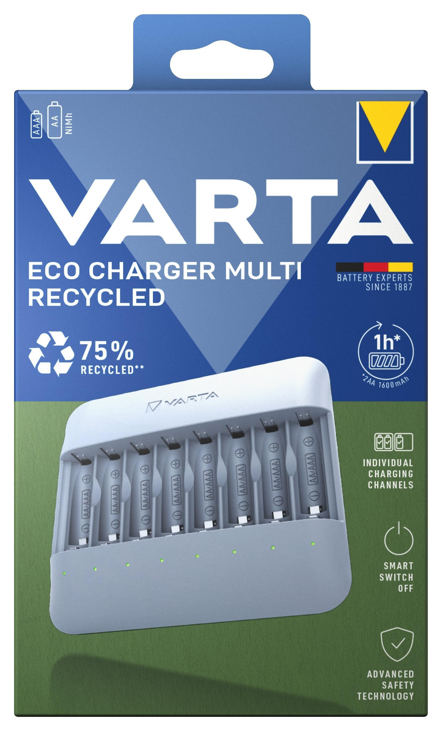 57682, VARTA Eco Charger Multi Recycled