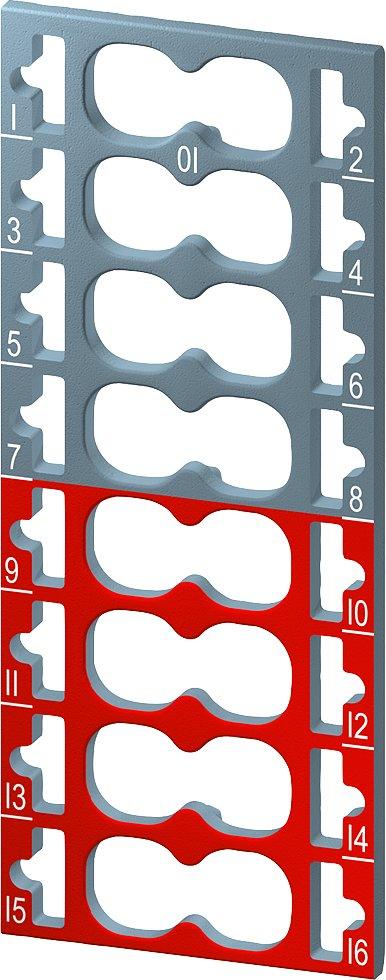 6ES7193-6CP01-2MA0, SIMATIC ET 200SP Farbkennzeichnungsschilder CC01 VPE 10