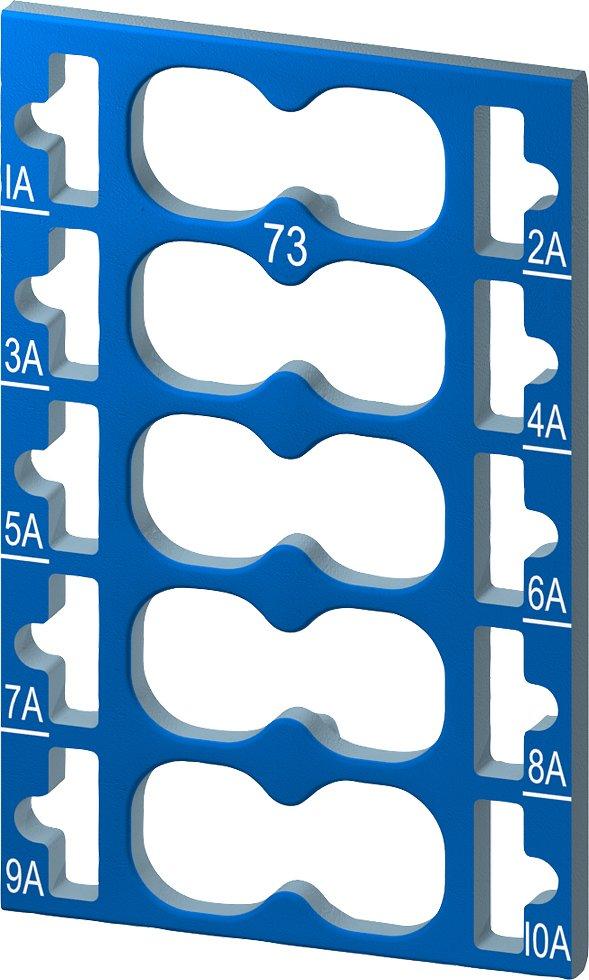 6ES7193-6CP73-2AA0, SIMATIC ET 200SP Farbkennzeichnungsschilder CC73 VPE 10