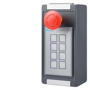 6AV6881-2AM12-2AA0, SIMATIC HMI Befestigungselement IP65, mit 2x 22,5 mm Bohrung, für KP8(F) geeignet