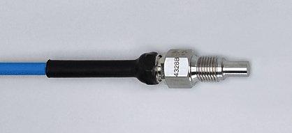 SFR14ABB/2G /6M, Strömungssensor zum Anschluss an Auswerteeinheit, Einstellbereich (Flüssige Medien / Gasförmige Medien) 3...300 cm/s / 200...2000 cm/s, Mediumtemperat