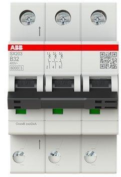 SX203-B32, Sicherungsautomat Flexline B-Char., 6kA, 32A, 3P FlexLine Push-in Technologie