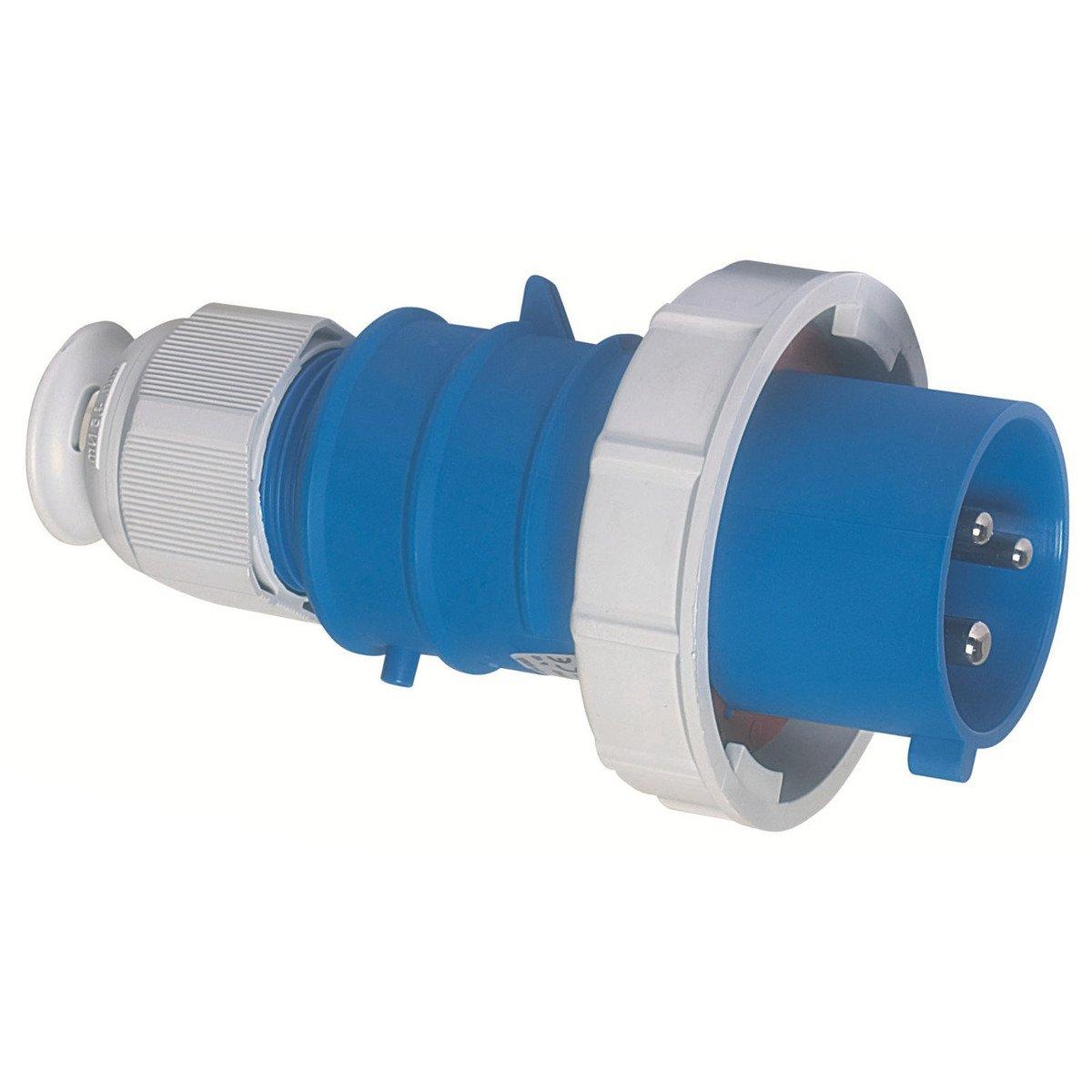 21240/CEE-Stecker 32A230V6h3pIP67, Stecker QUICK-CONNECT TE 32A 3p 230V 6h, IP67