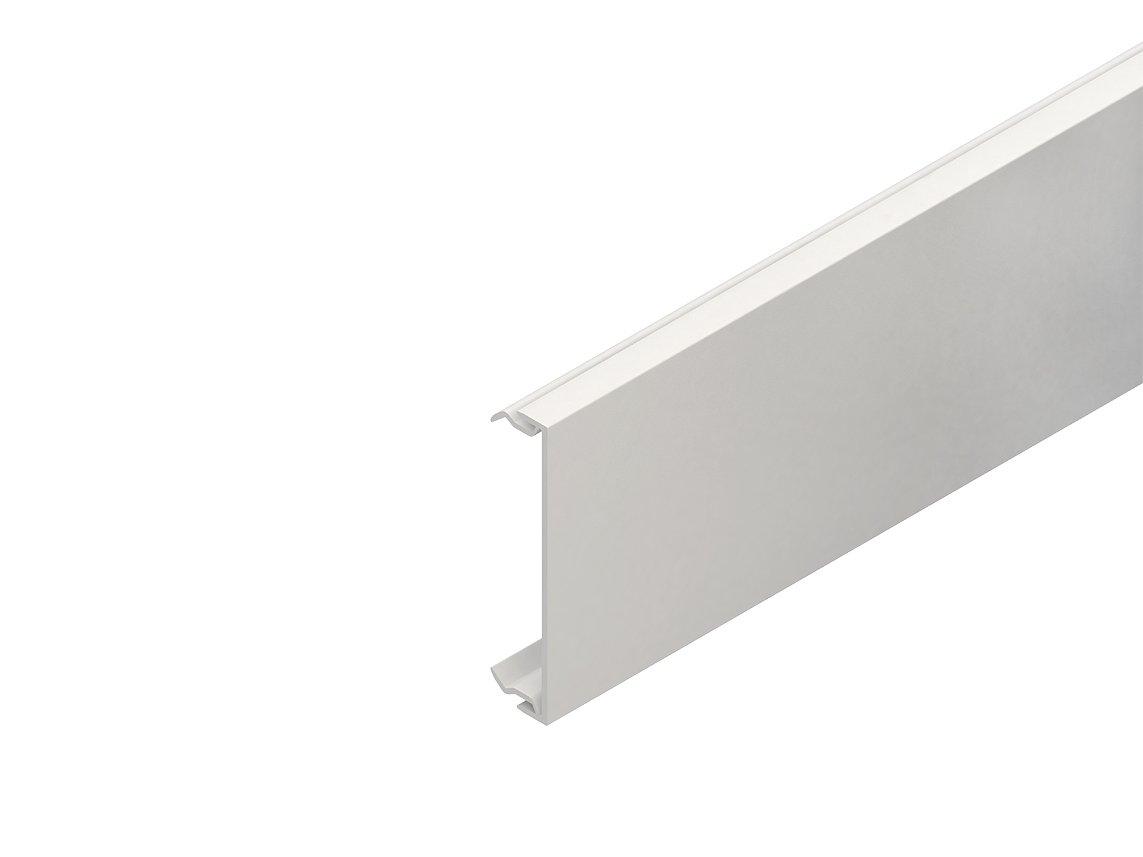 BO80.6, Gerätekanaloberteil, 80x2000 mm, Kunststoff PVC-hart, RAL 9001, cremeweiß