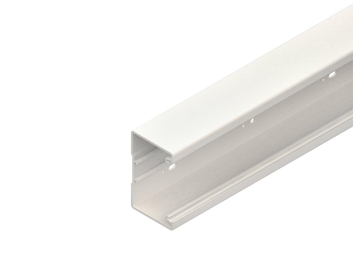 BU651308.6, Gerätekanalunterteil, 133x66x2000 mm, Kunststoff PVC-hart, RAL 9001, cremeweiß